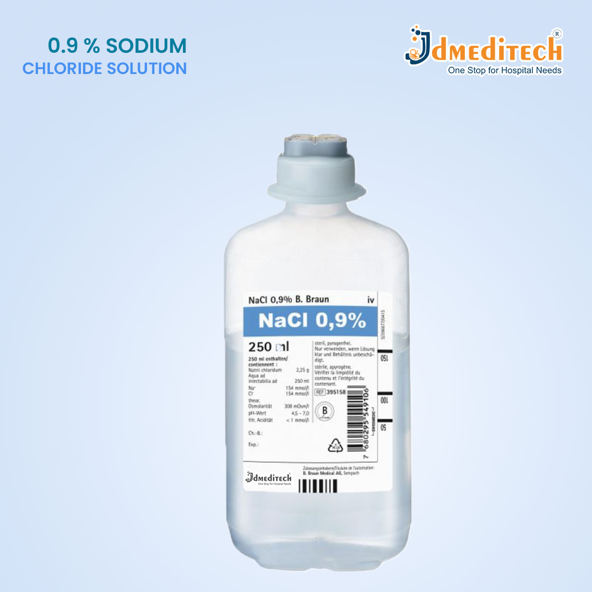 0.9 % Sodium Chloride Solution jdmeditech
