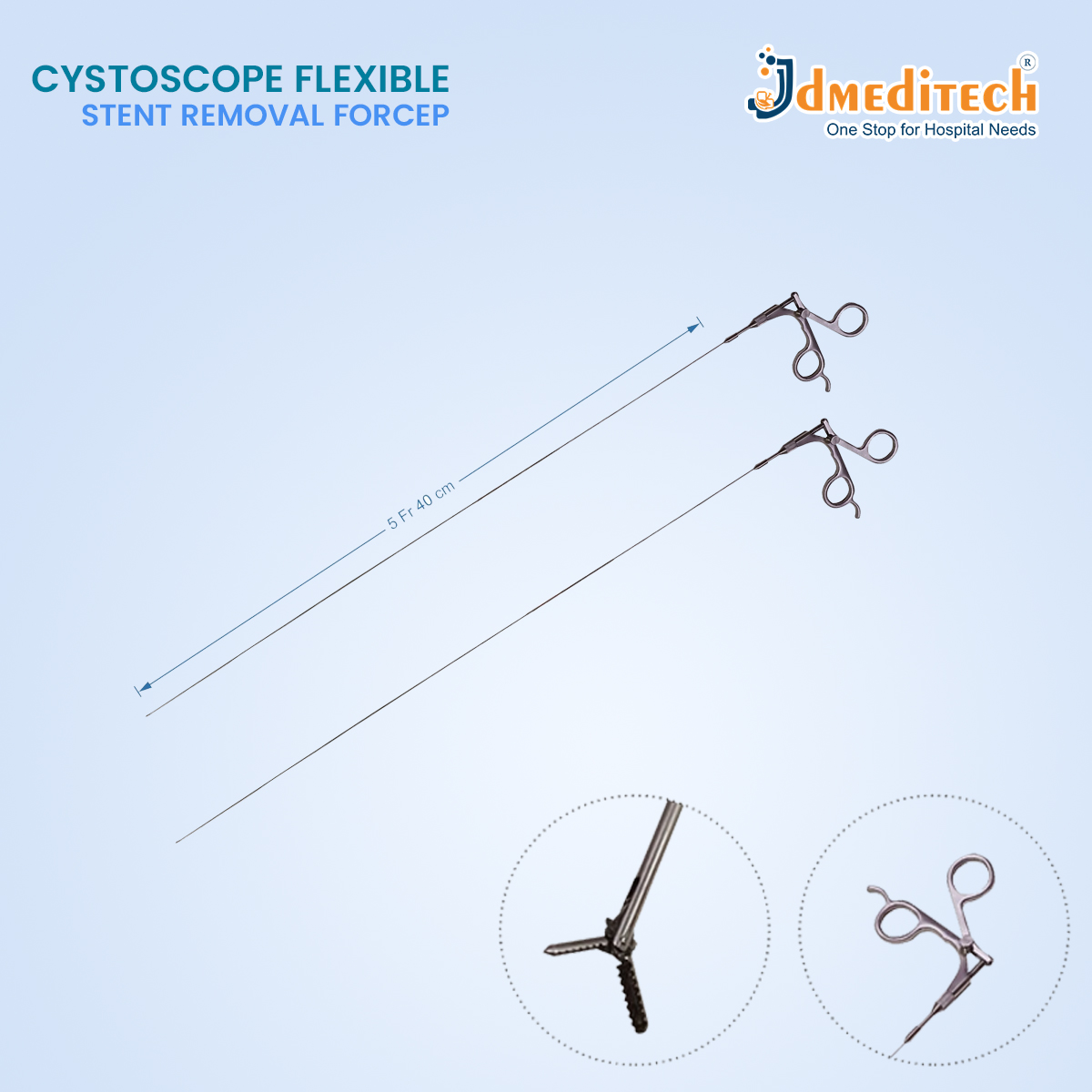 Cystoscope Flexible Stent Removal Forcep jdmeditech