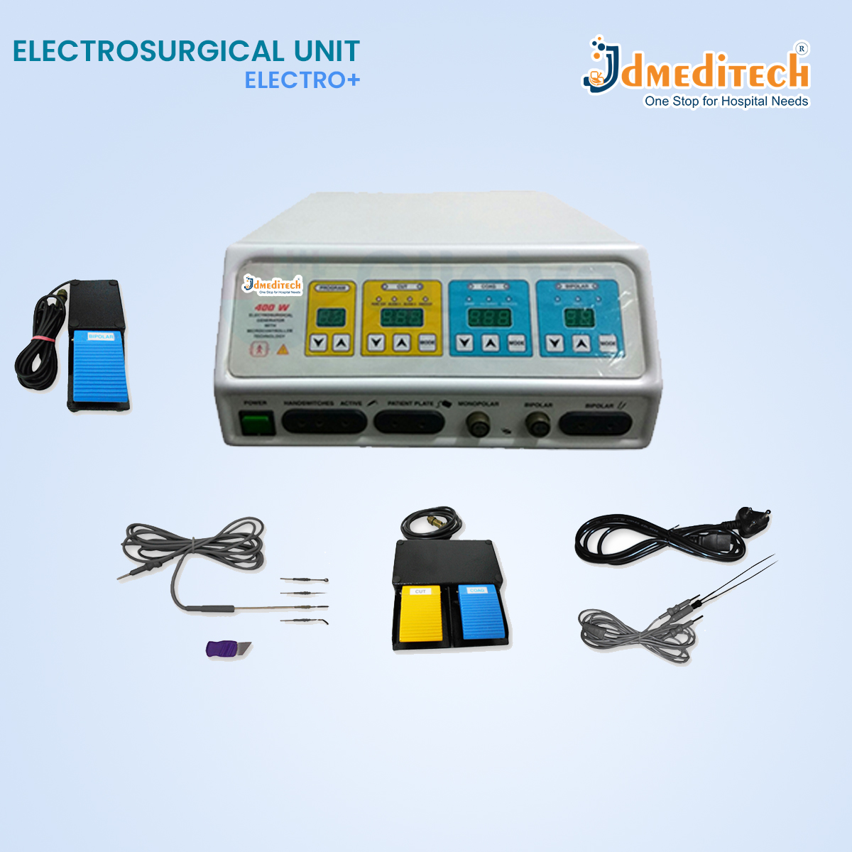 Electrosurgical Unit – Electro+ jdmeditech Electrosurgical Unit – Electro+ jdmeditech