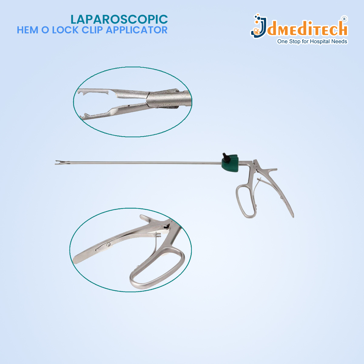 Hem O Lock Clip Applicator jdmeditech Hem O Lock Clip Applicator jdmeditech