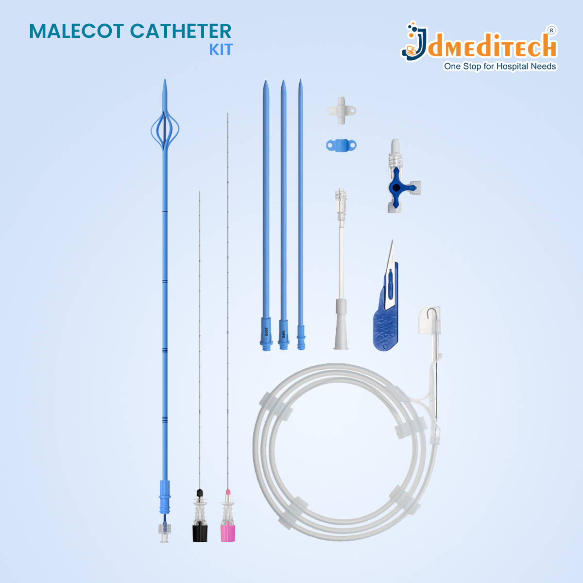Malecot Catheter KIT jdmeditech