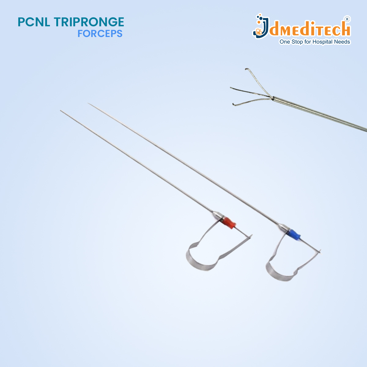 PCNL Tripronge Forceps jdmeditech