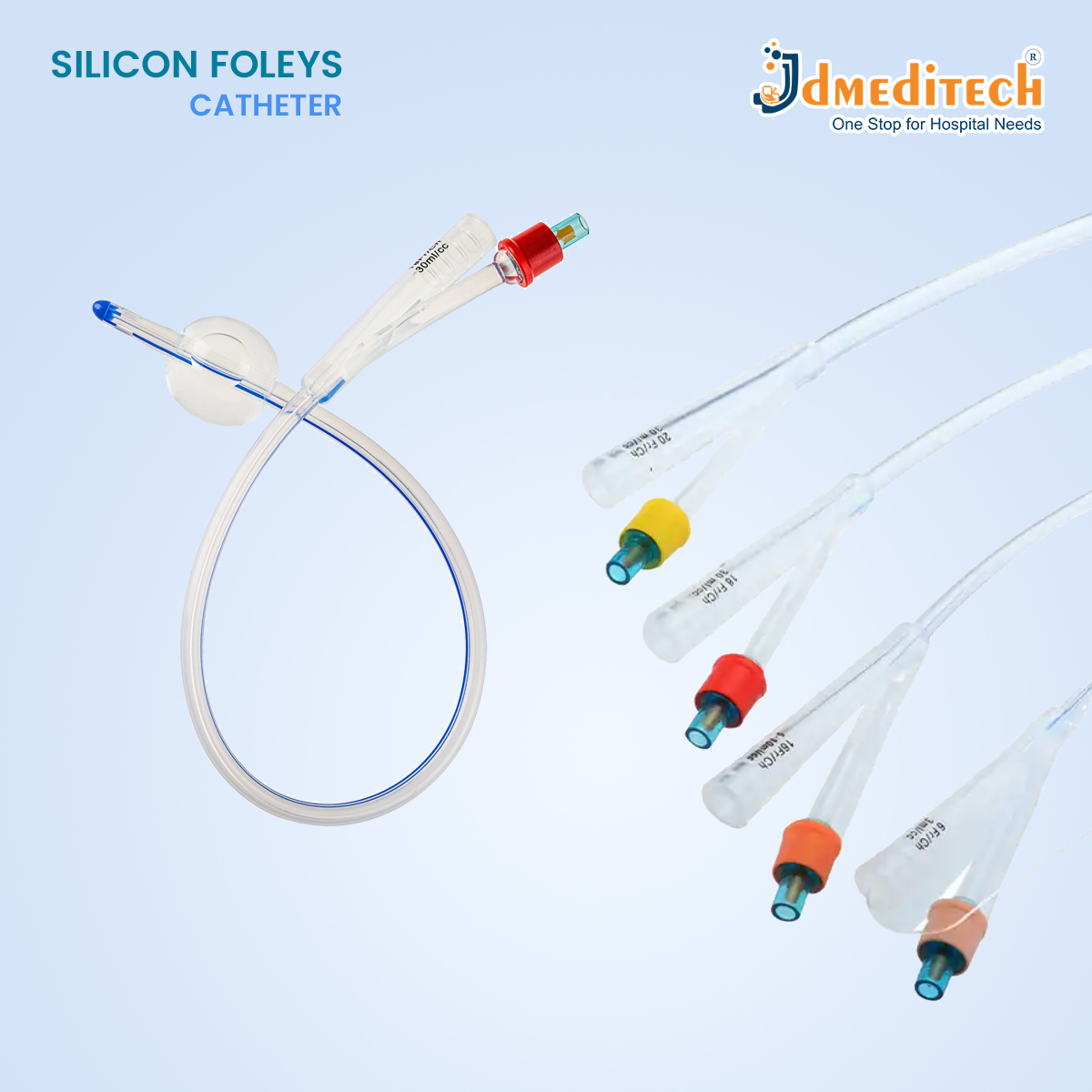 Silicon Foleys Catheter jdmeditech Silicon Foleys Catheter jdmeditech