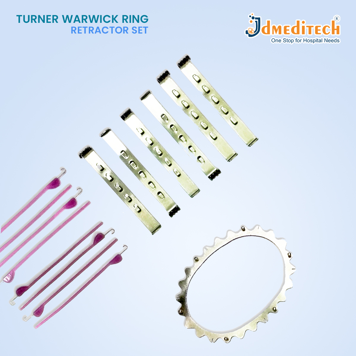 Turner Warwick Ring Retractor Set jdmeditech