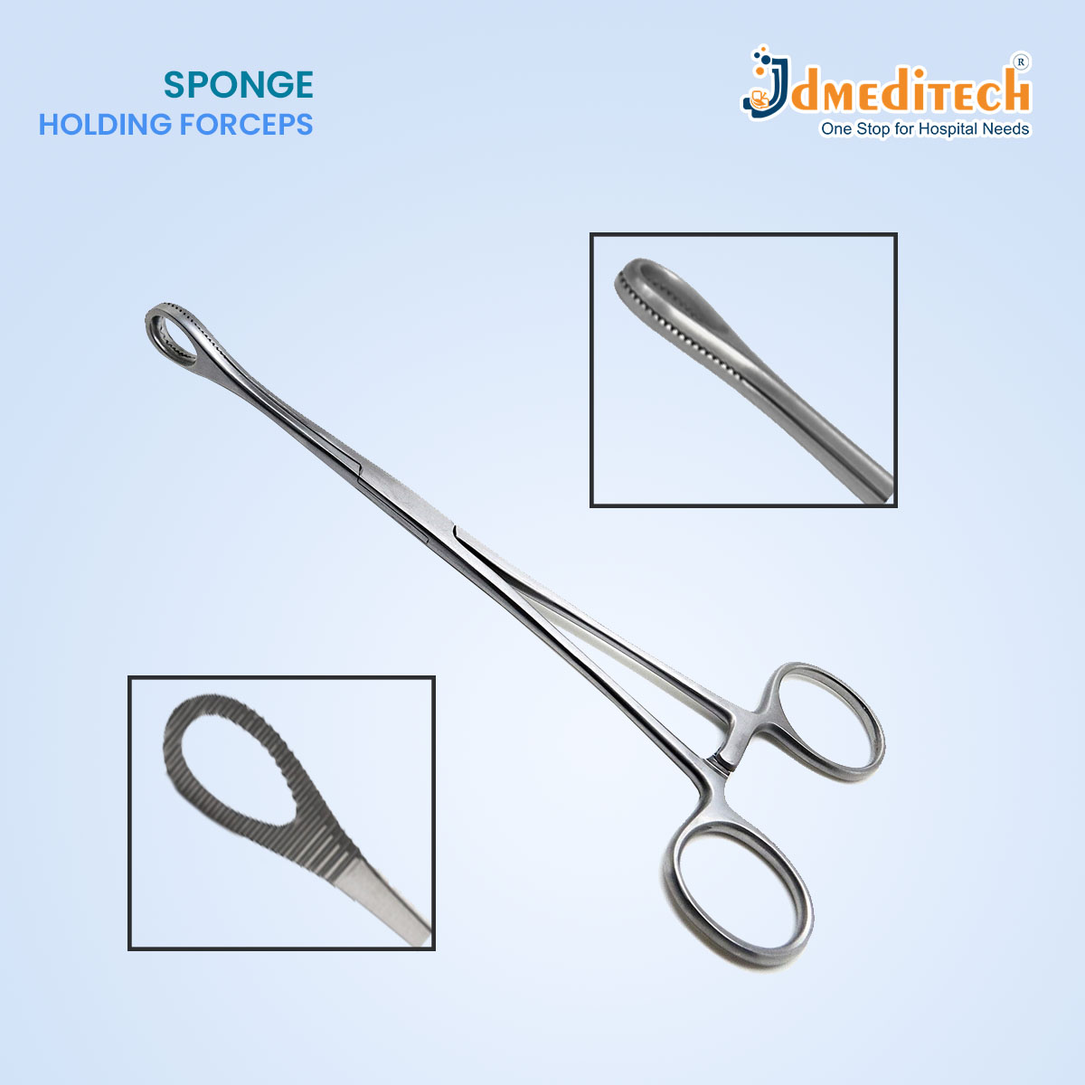 Sponge Holding Forceps jdmeditech