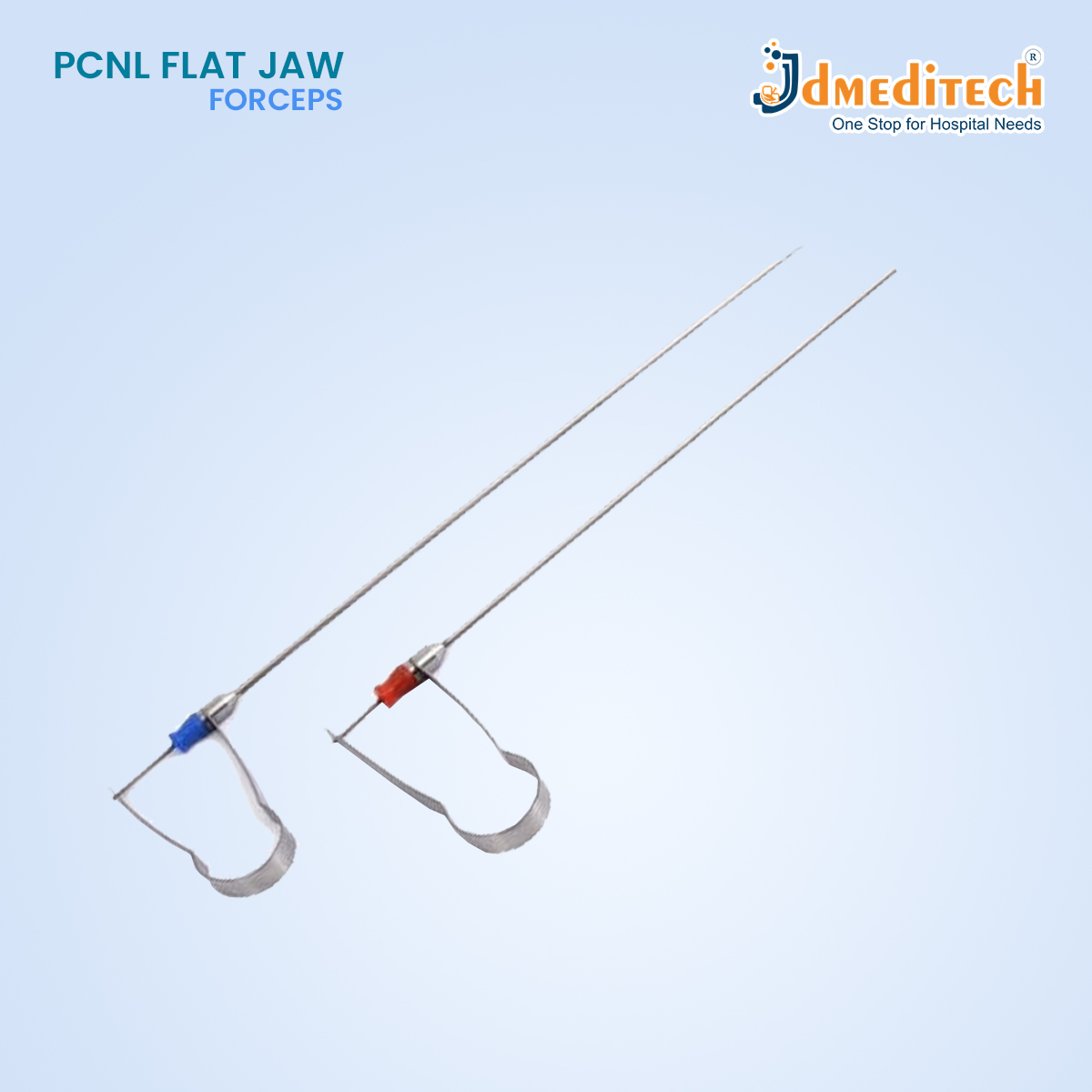 PCNL Flat Jaw U Handle Forceps jdmeditech