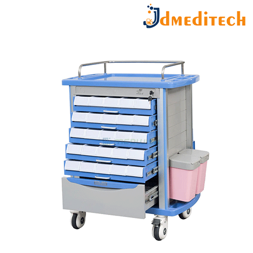 ABS Medicine Trolley jdmeditech