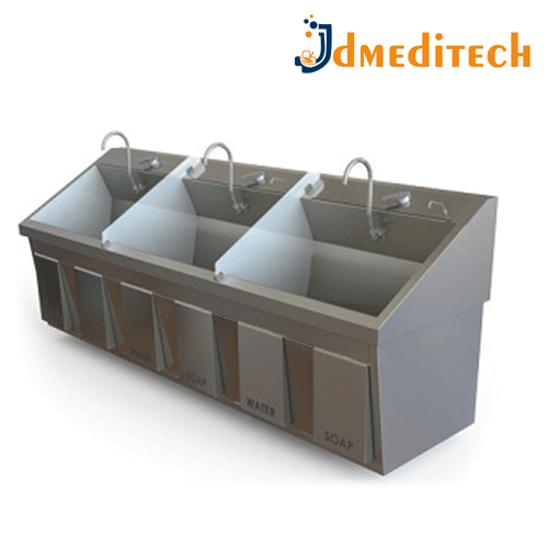 Hospital Scrub Sink Three Bay jdmeditech