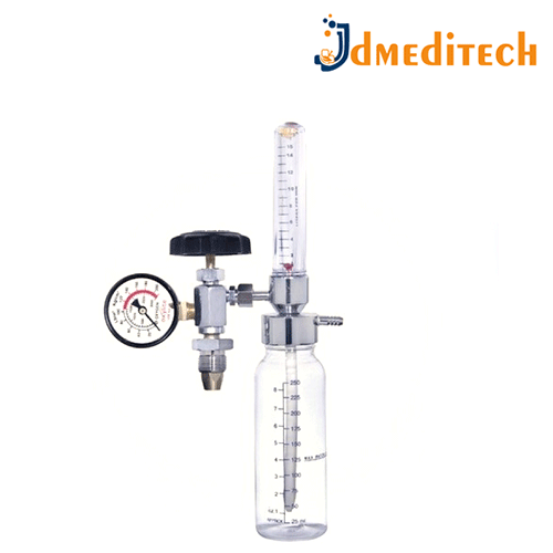 Oxygen Flowmeter With Humidifier Bottle jdmeditech