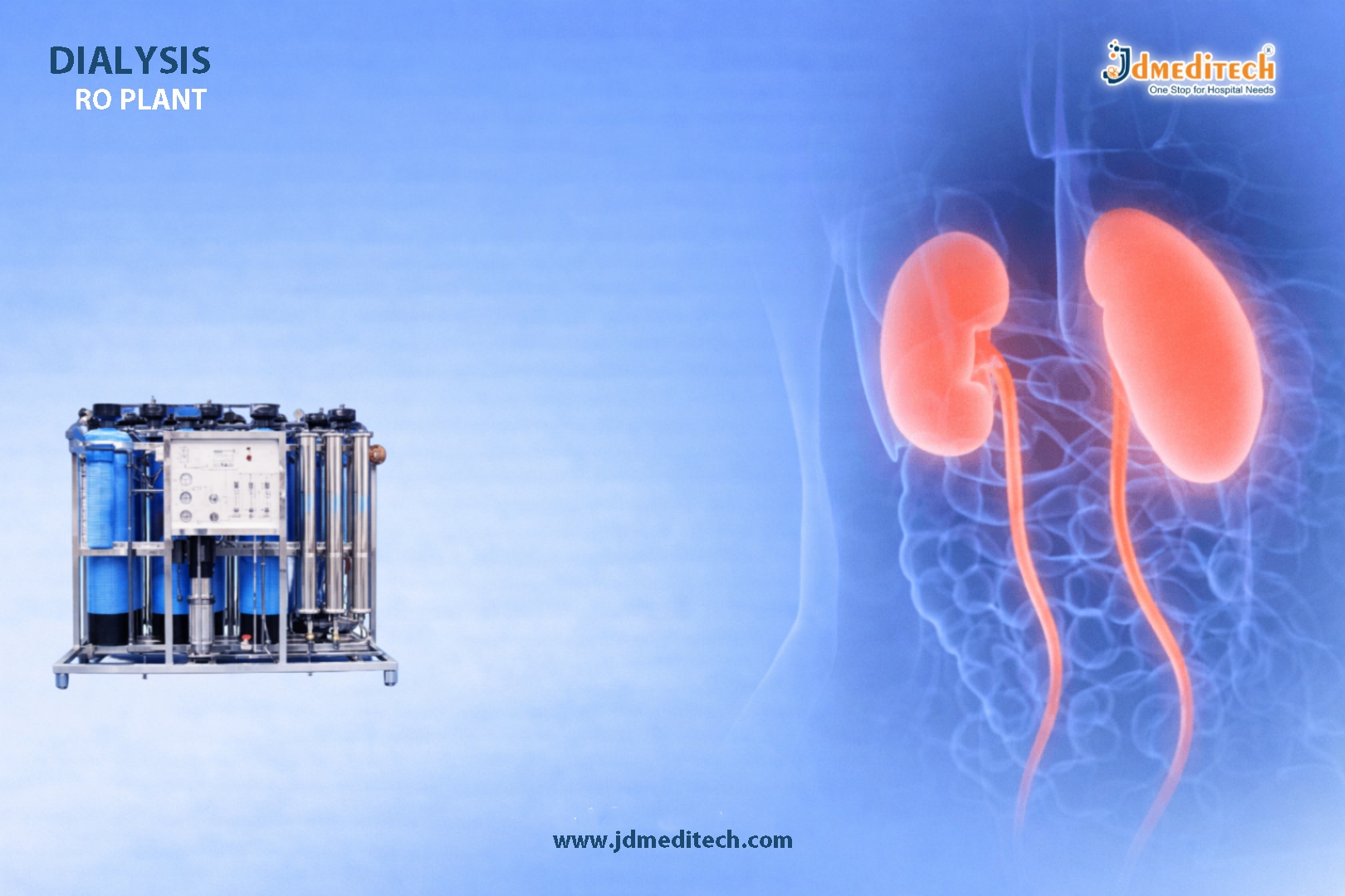 Dialysis Stainless Steel RO Plant – Pure Water for Safe Dialysis