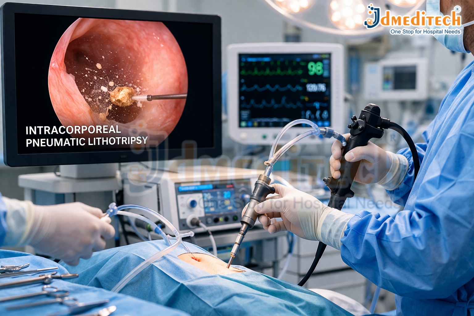 Intracorporeal Pneumatic Lithotripsy