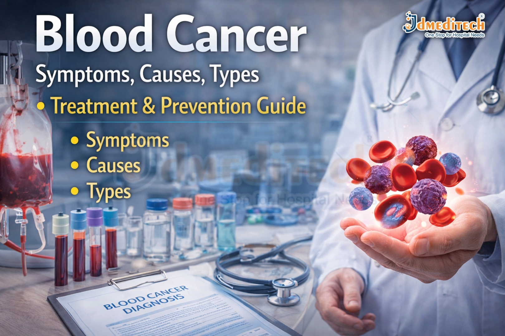Blood Cancer: Symptoms, Causes, Types, Treatment & Prevention Guide