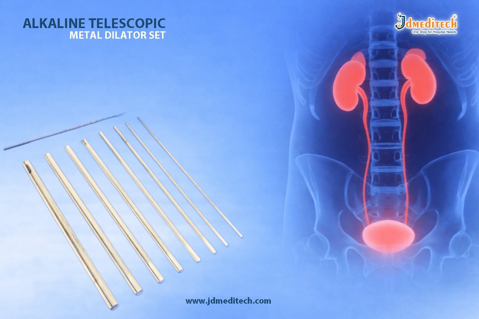 Alkaline Telescopic Dilator Set – Precision Tract Dilation Tool