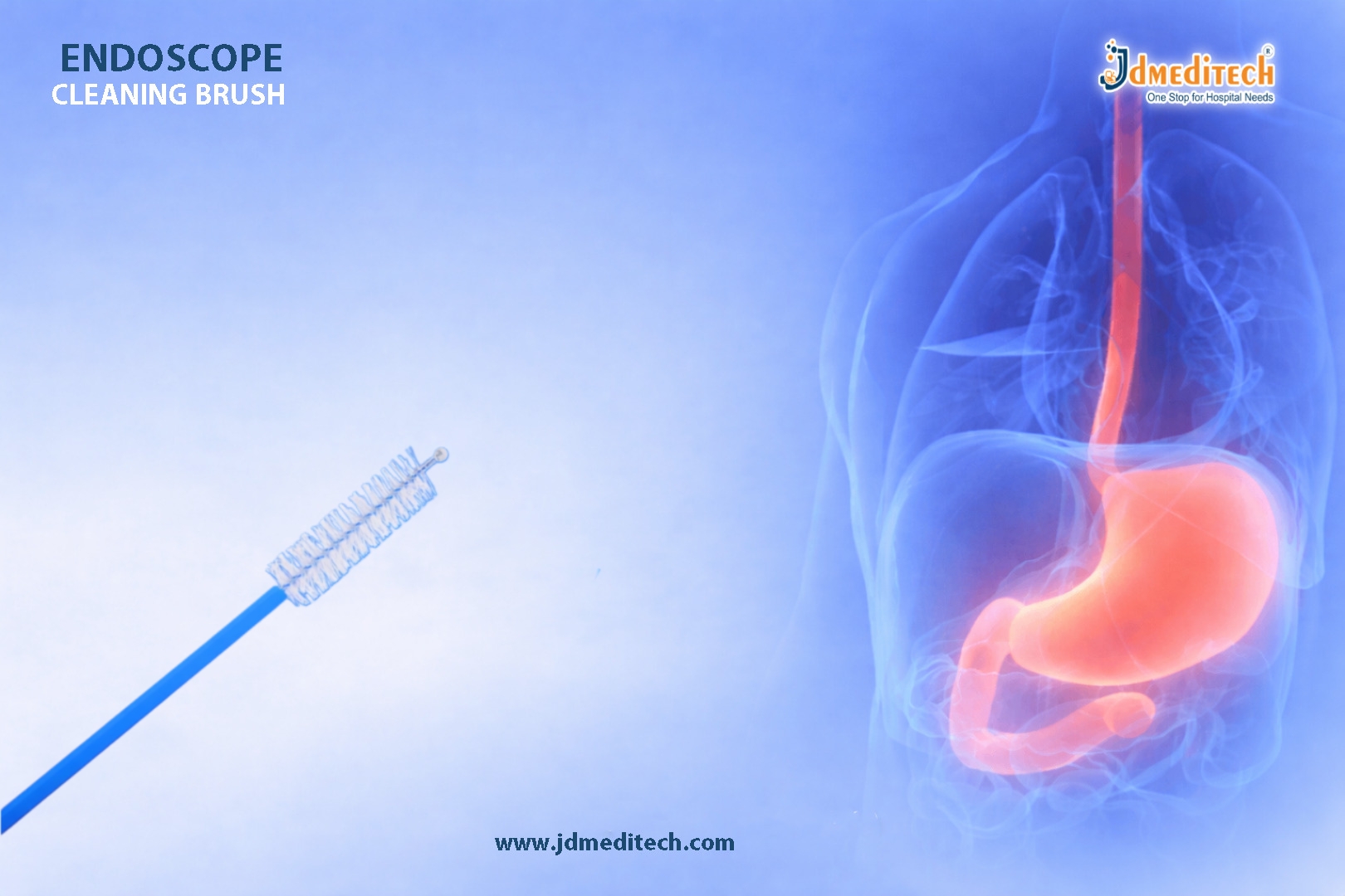 Endoscope Cleaning Brush for Safe Scope Reprocessing