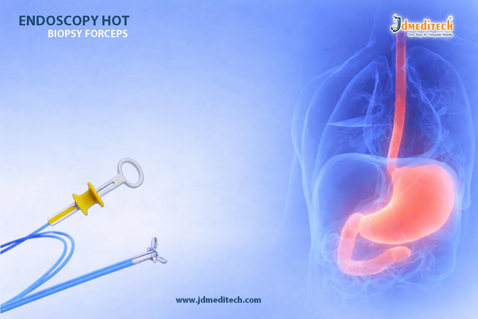 Endoscopy Hot Biopsy Forceps for Safe GI Tissue Sampling