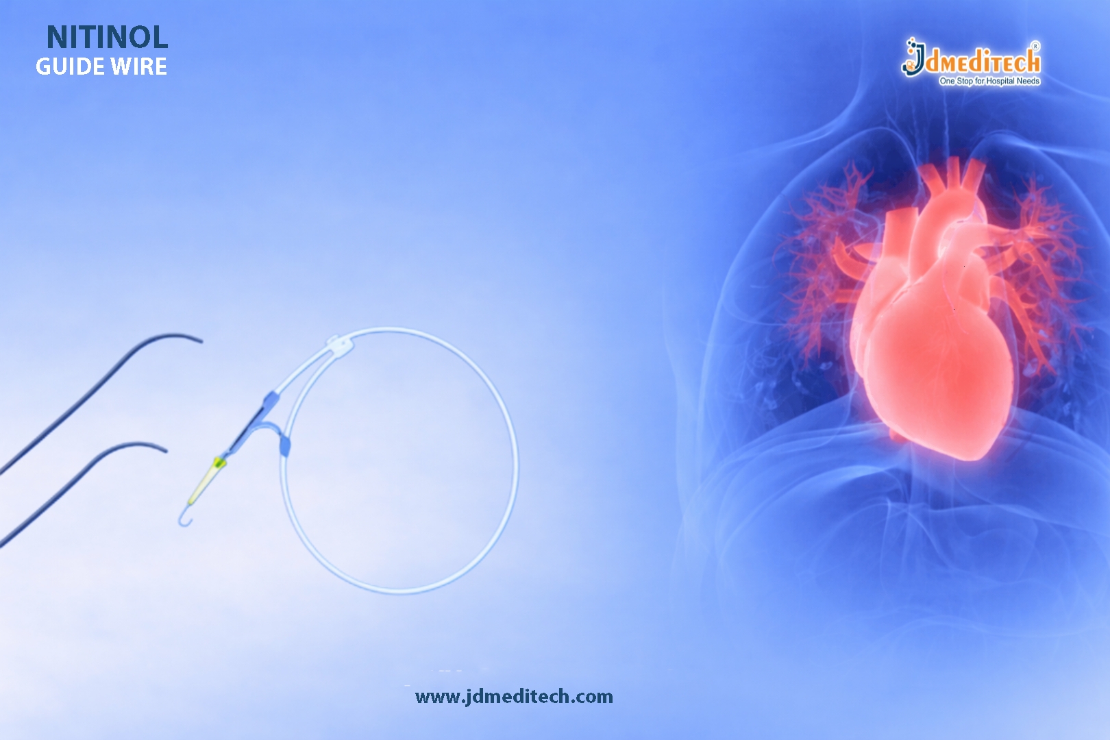 Nitinol Guide Wire for Challenging Vascular Pathways