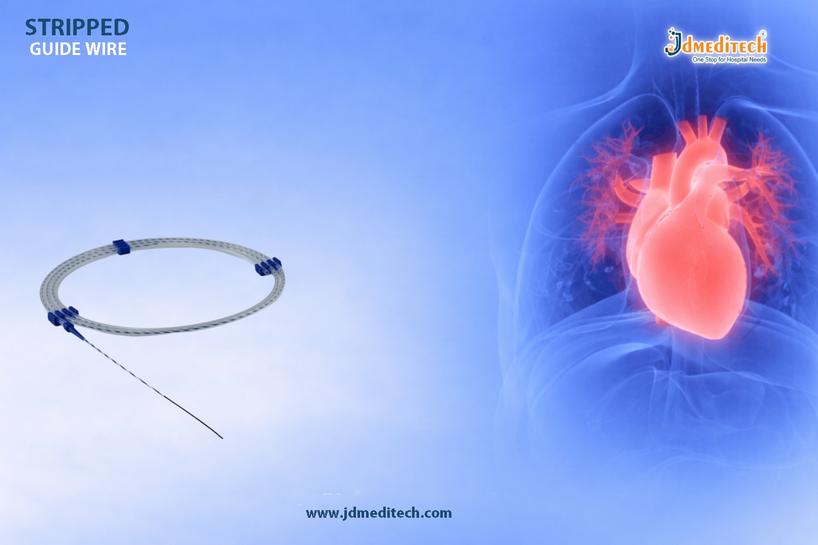 Stripped Guide Wire for Cardiac Interventions – Enhanced Visibility & Precision Control