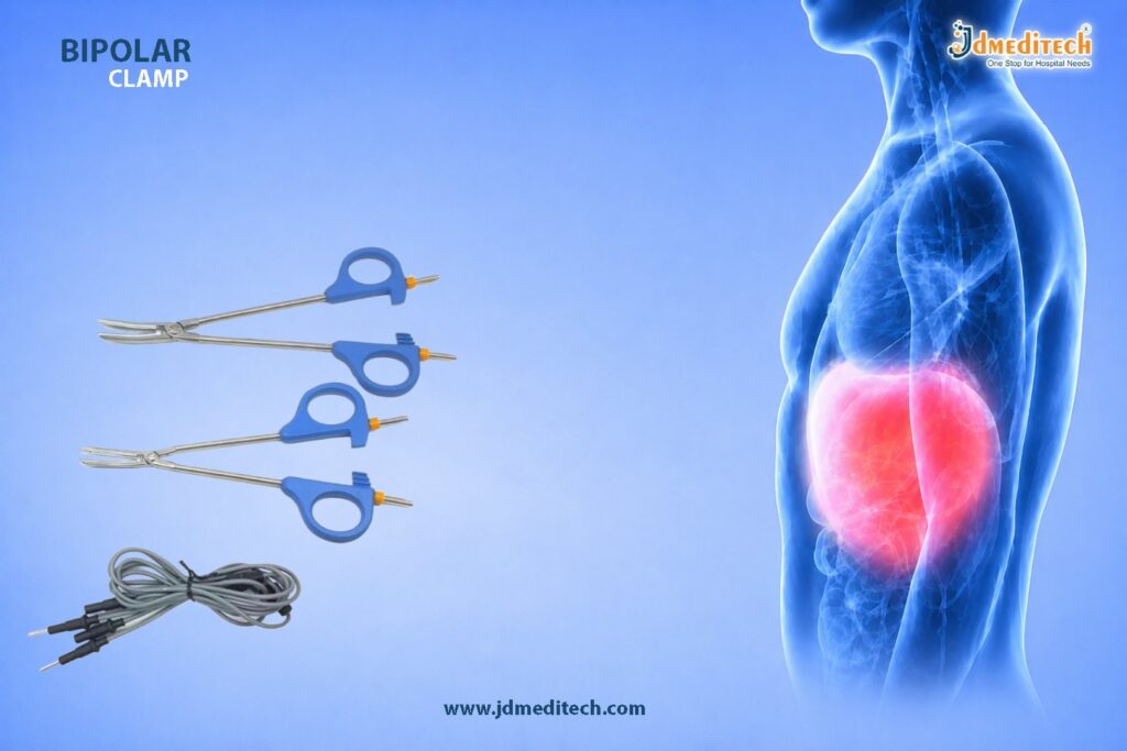 Bipolar Clamp for Laparoscopy | Safe & Precise Surgical Instrument