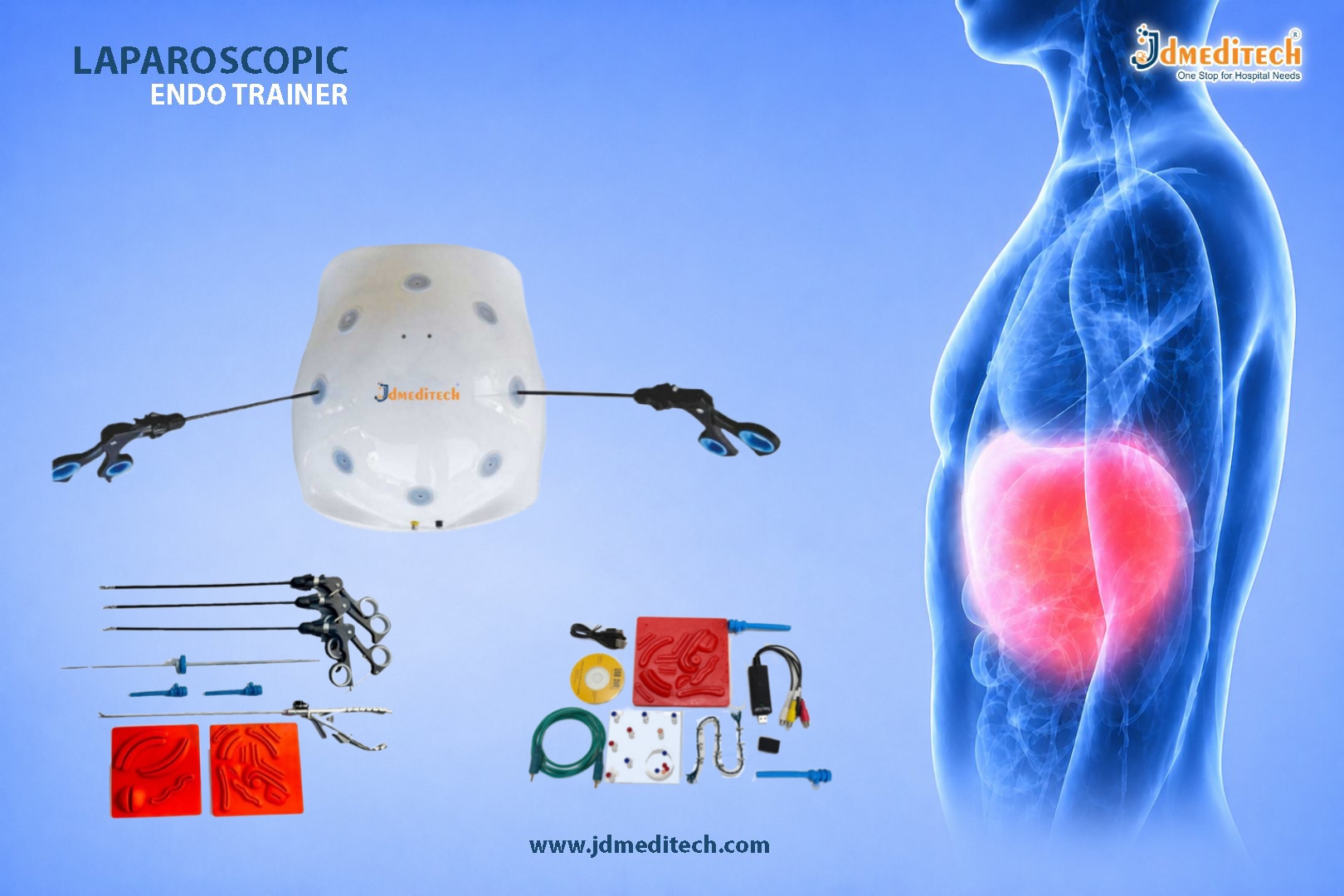 Laparoscopic Endo Trainer for Surgical Skill Development