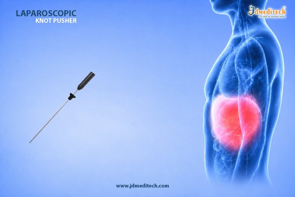 Laparoscopic Knot Pusher – Sterile & Durable Surgical Instrument for Precise Knot Placement