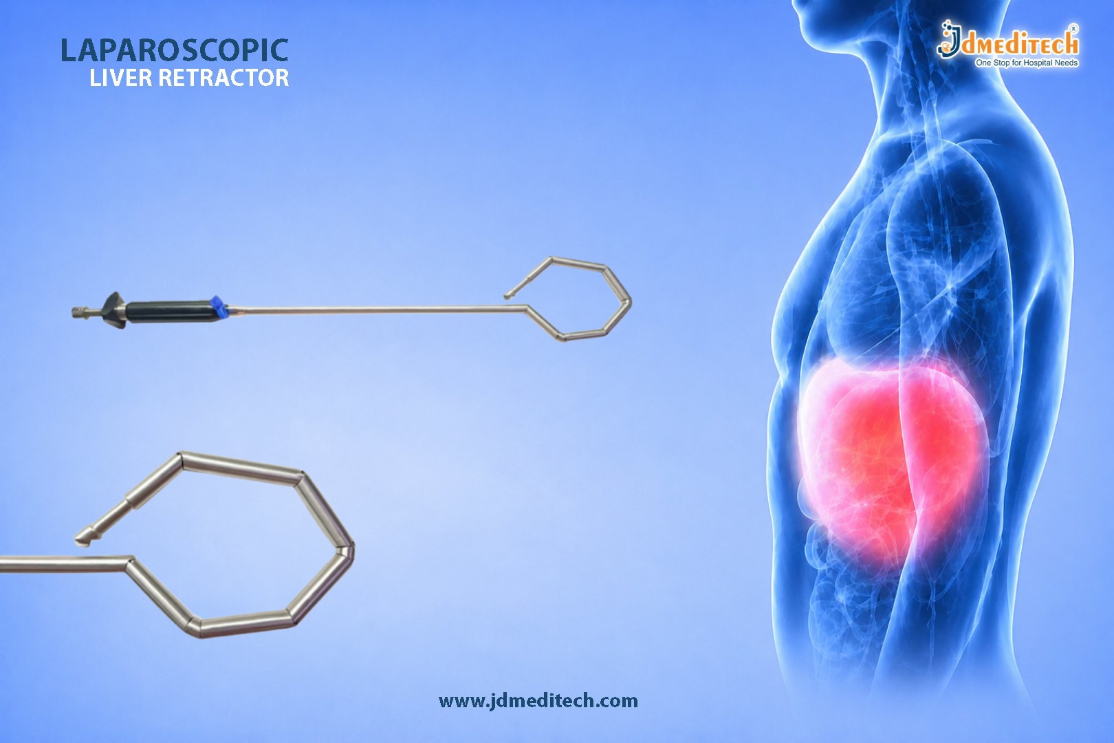 Laparoscopic Liver Retractor for Safe MIS Procedures