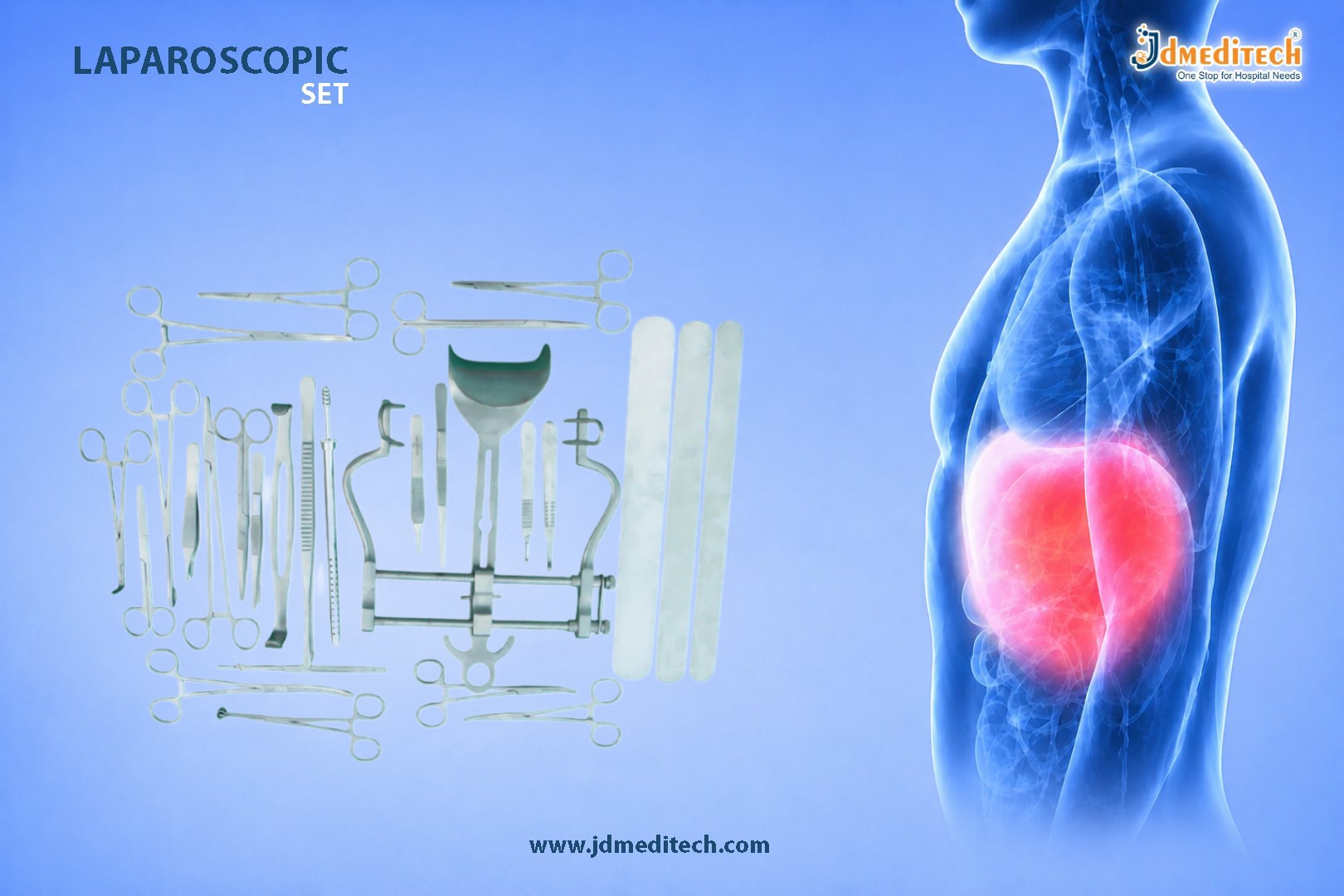 Laparotomy Set for Open Abdominal Surgery | JDMeditech