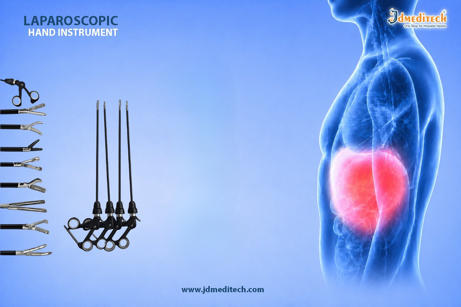 Laparoscopic Hand Instruments for Safe & Precise Surgery