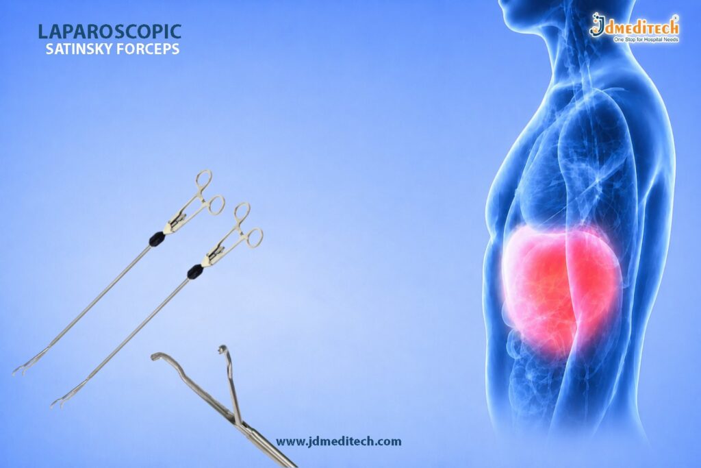 Laparoscopic Satinsky Forceps for Advanced Laparoscopic Surgery