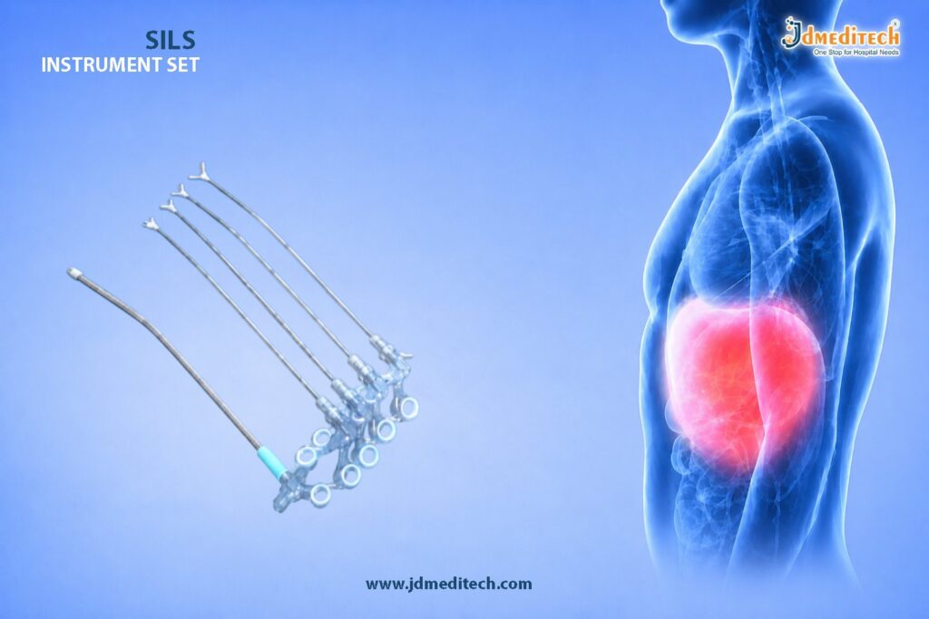 SILS Instrument Set for Reduced Port Access Surgery