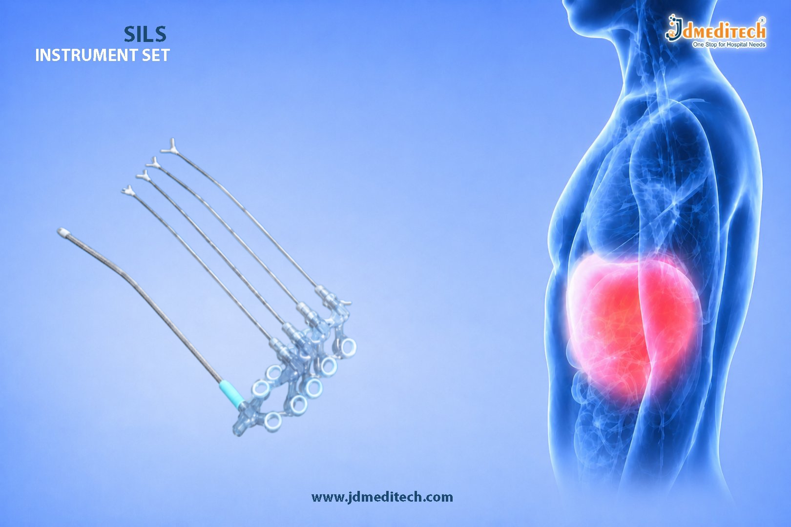 SILS Instrument Set for Reduced Port Access Surgery