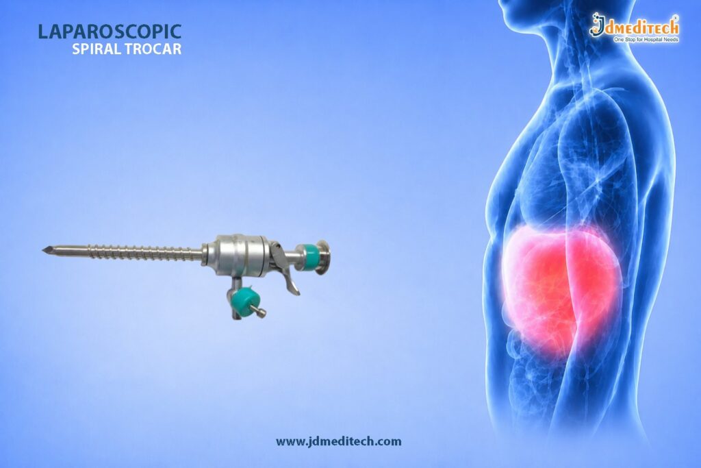 Laparoscopic Spiral Trocar for Safe Surgical Entry