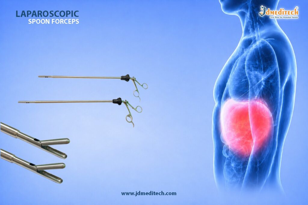 Laparoscopic Spoon Forceps for Precise Tissue Handling in Surgery