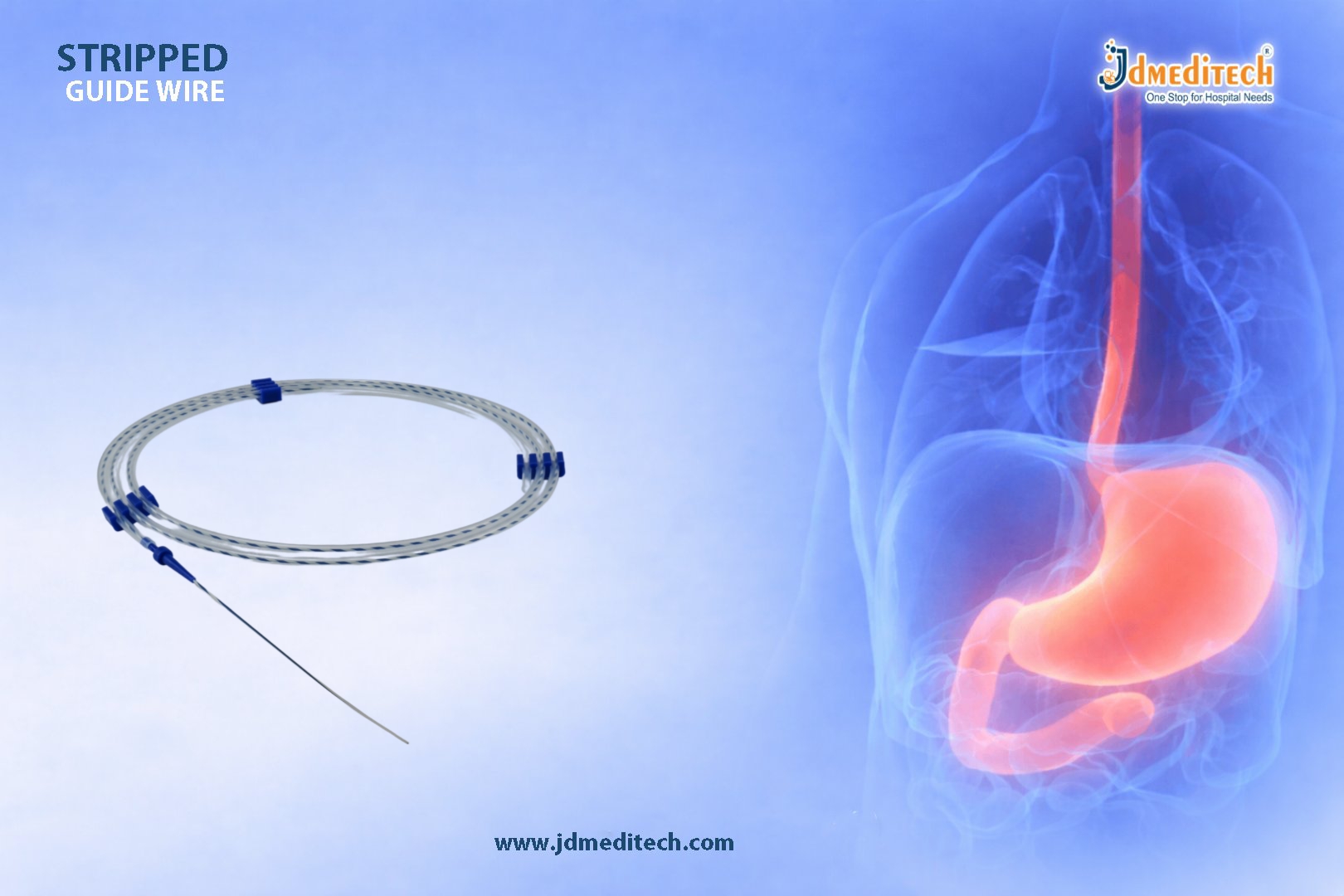 Stripped Guide Wire – High-Flexibility Medical Access Wire for Smooth Instrument Guidance