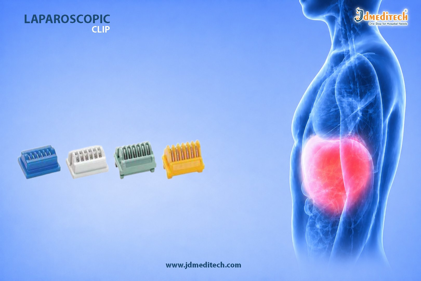 Laparoscopic Clips for Safe and Precise Minimally Invasive Surgery