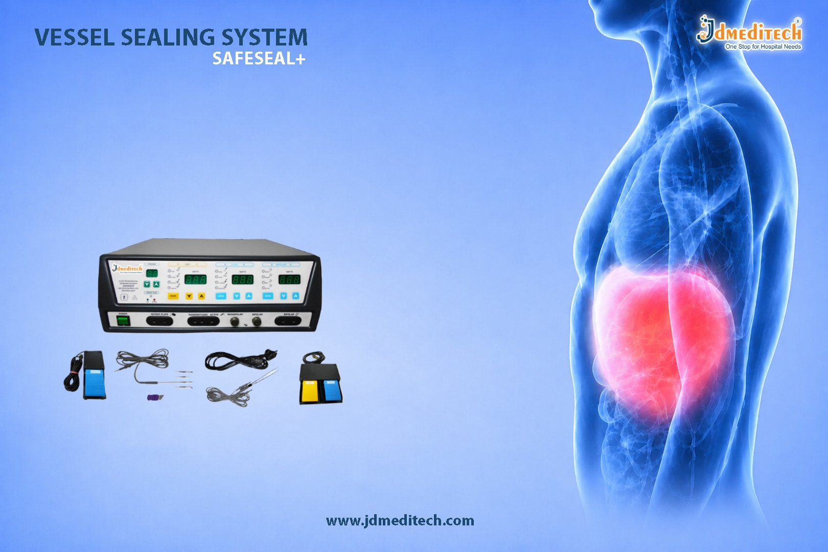 Vessel Sealing System for Safe and Efficient Hemostasis