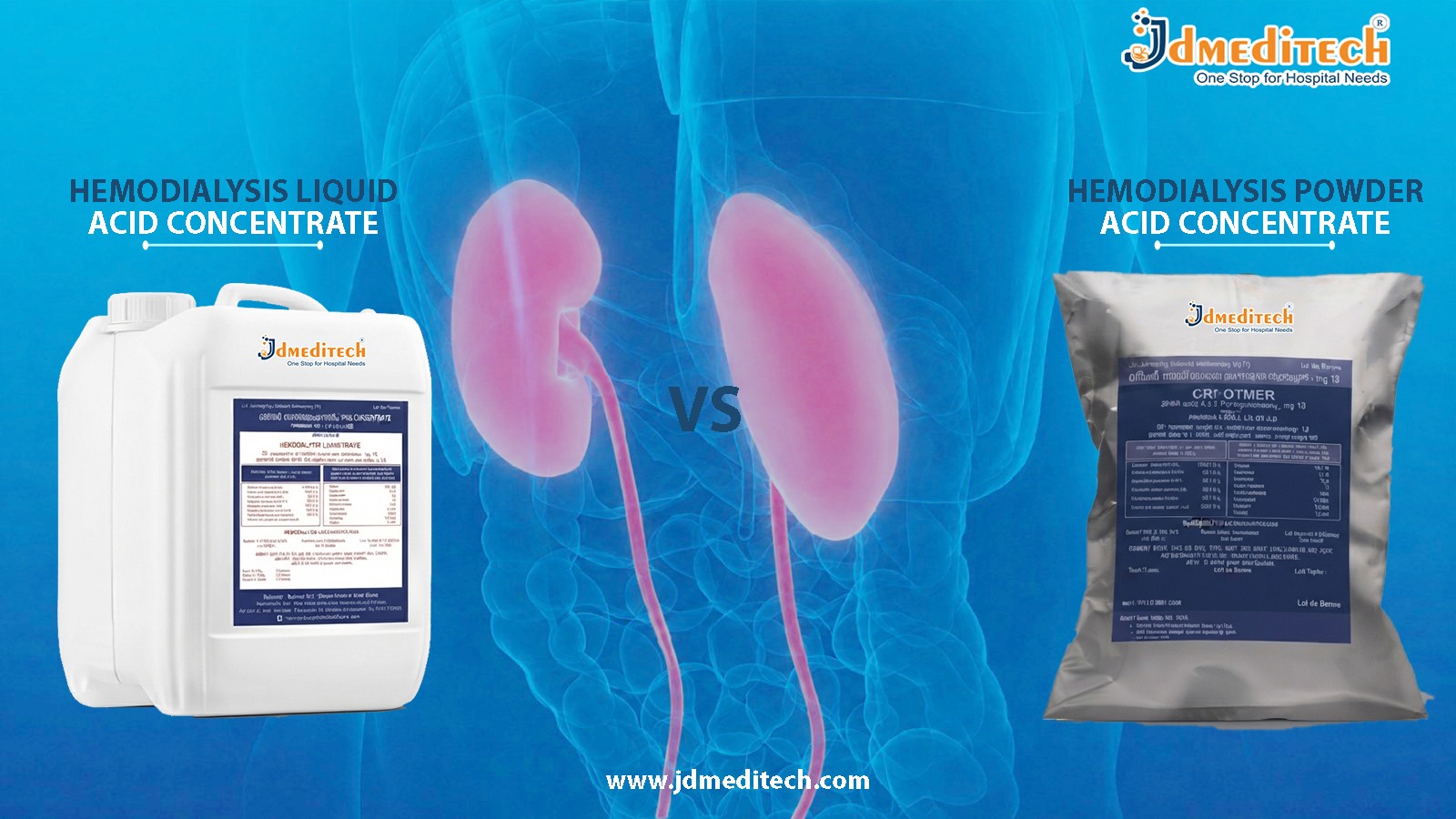 Hemodialysis Acid Concentrate Powder vs Liquid