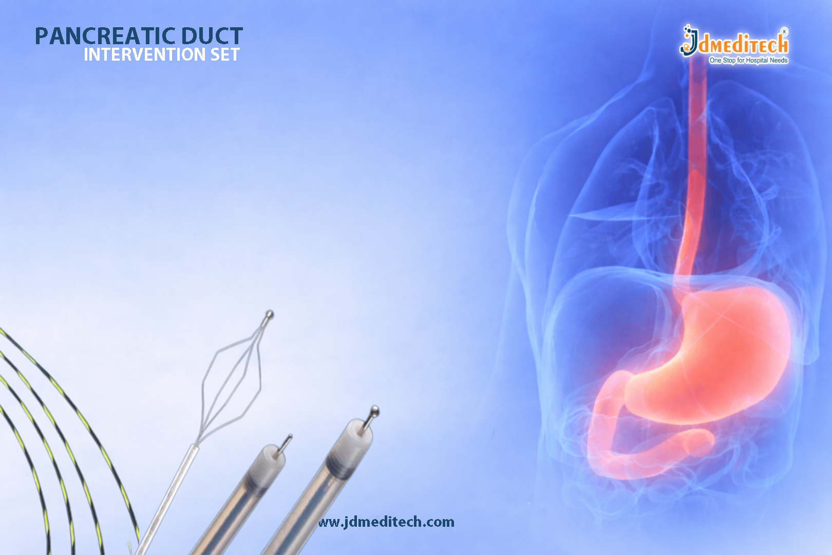 Pancreatic Duct Intervention Set for Advanced ERCP Therapy | JD Meditech