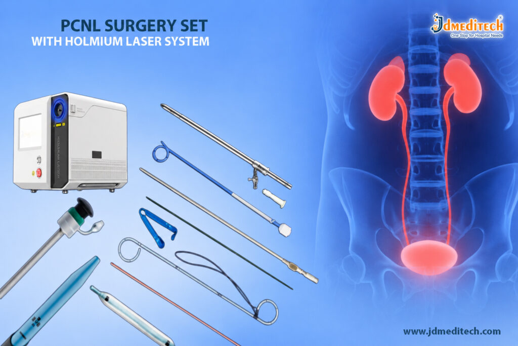 PCNL Surgery Set with Pneumatic Lithotripter | Advanced Stone Removal