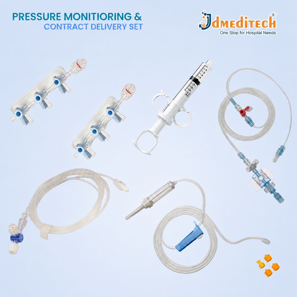 Pressure Monitioring & Contrast delivery set jdmeditech