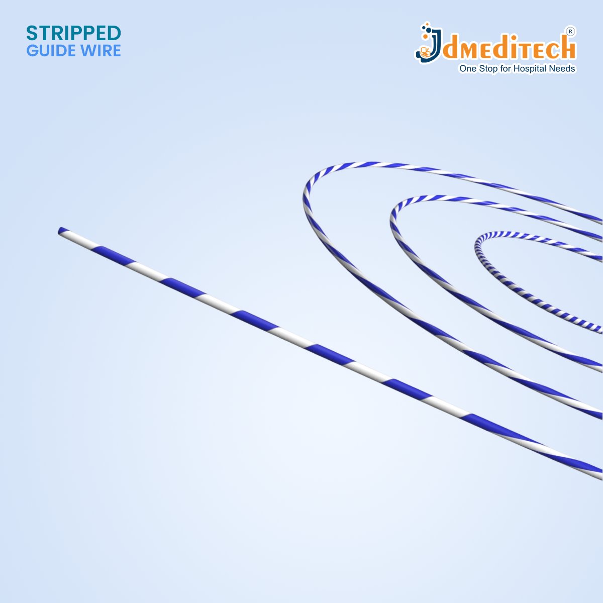 Cardiology Stripped Guide Wire jdmeditech