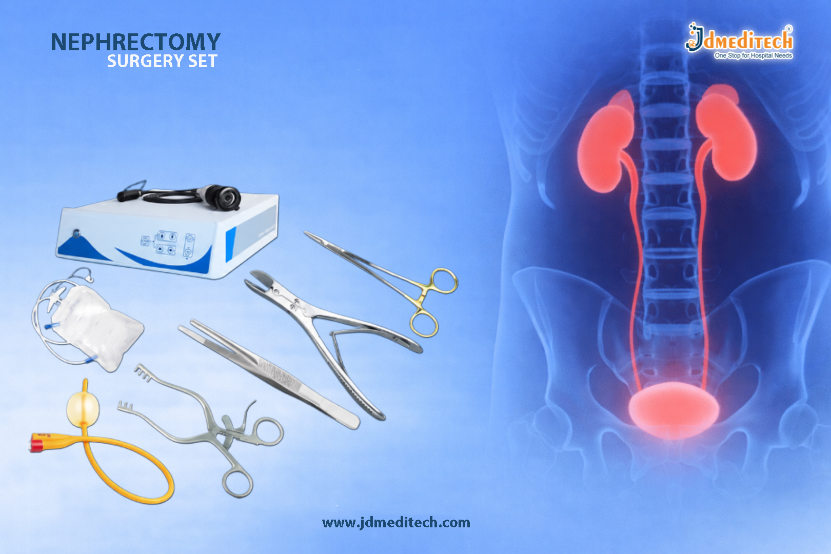 Nephrectomy Surgery Set: Instruments & Uses