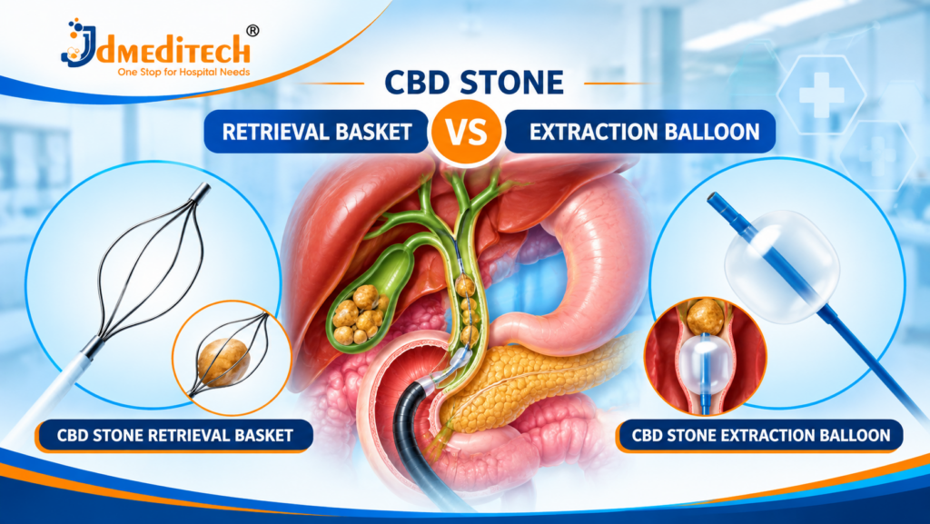 CBD Stone Retrieval Basket vs Stone Extraction Balloon: Key Differences