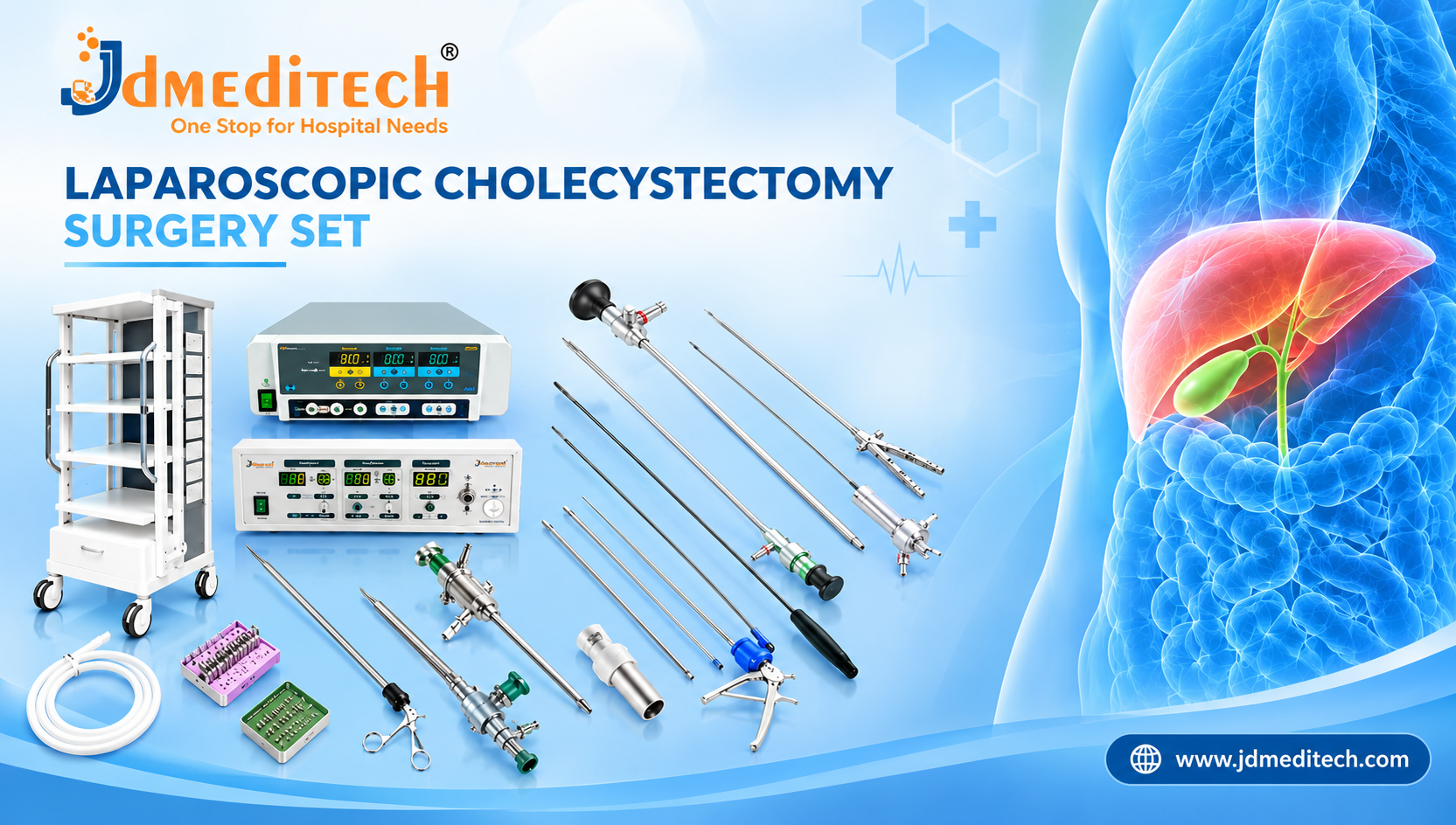 Laparoscopic Cholecystectomy Surgery Set