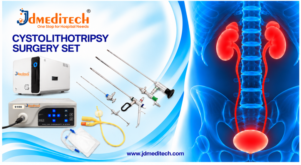 Cystolithotripsy Surgery Set: Instruments, Uses & Benefits