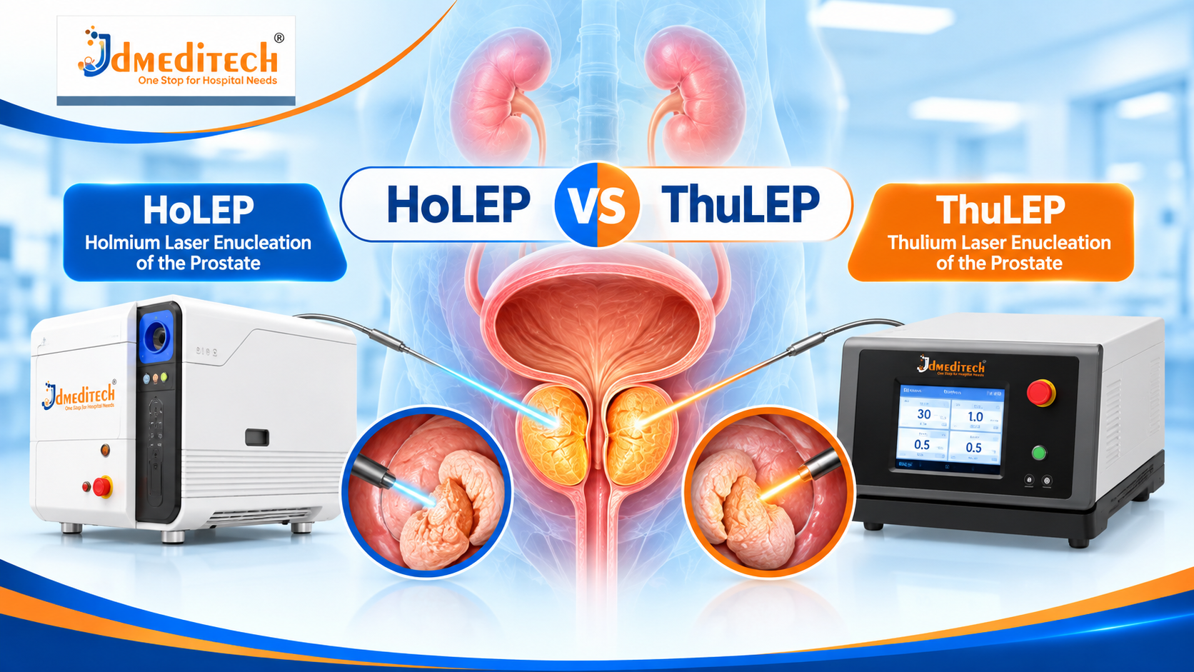 HoLEP vs ThuLEP: Key Differences in Laser Prostate Surgery