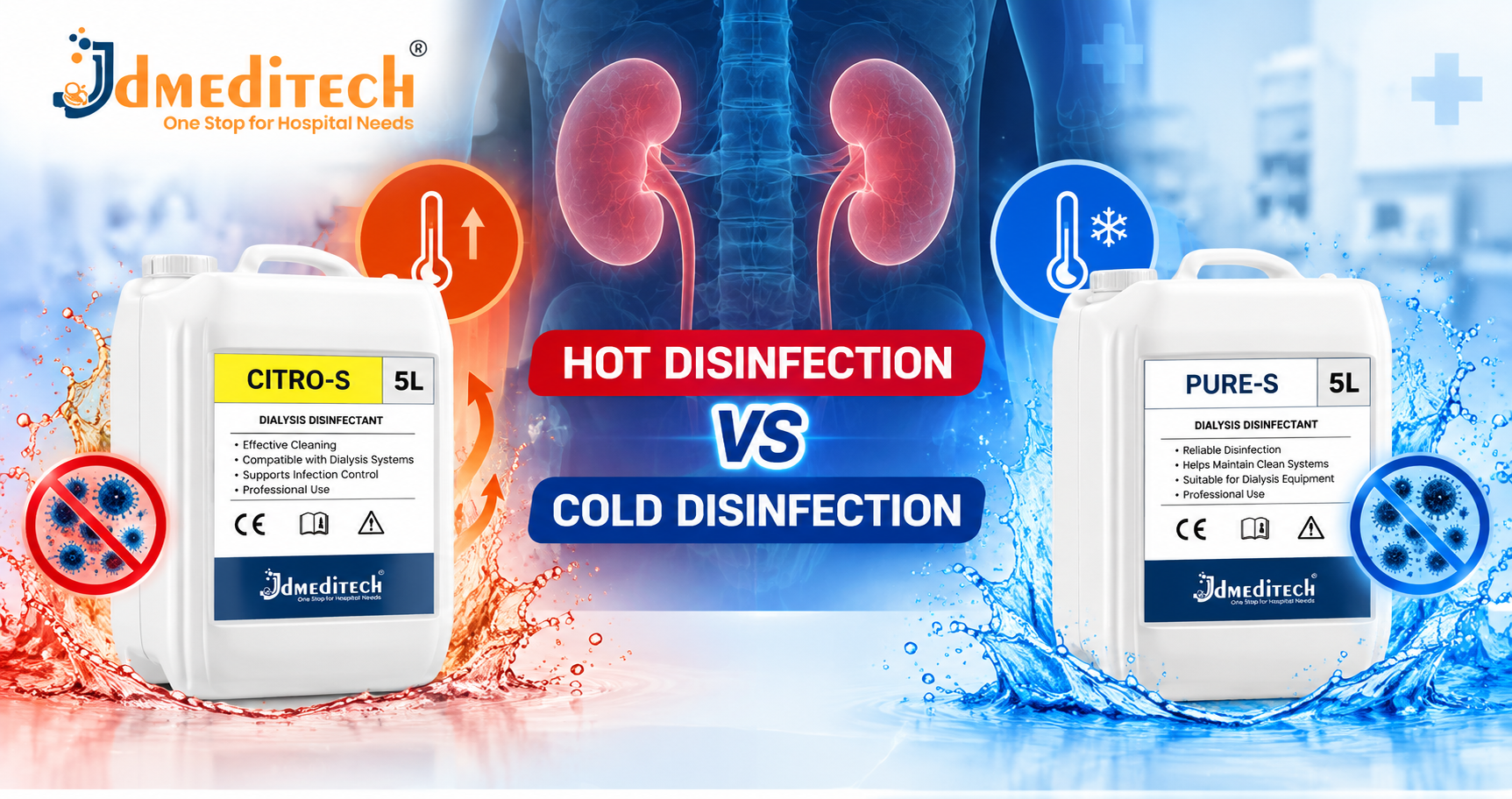 Hot Disinfection vs Cold Disinfection: Key Differences, Benefits & Applications