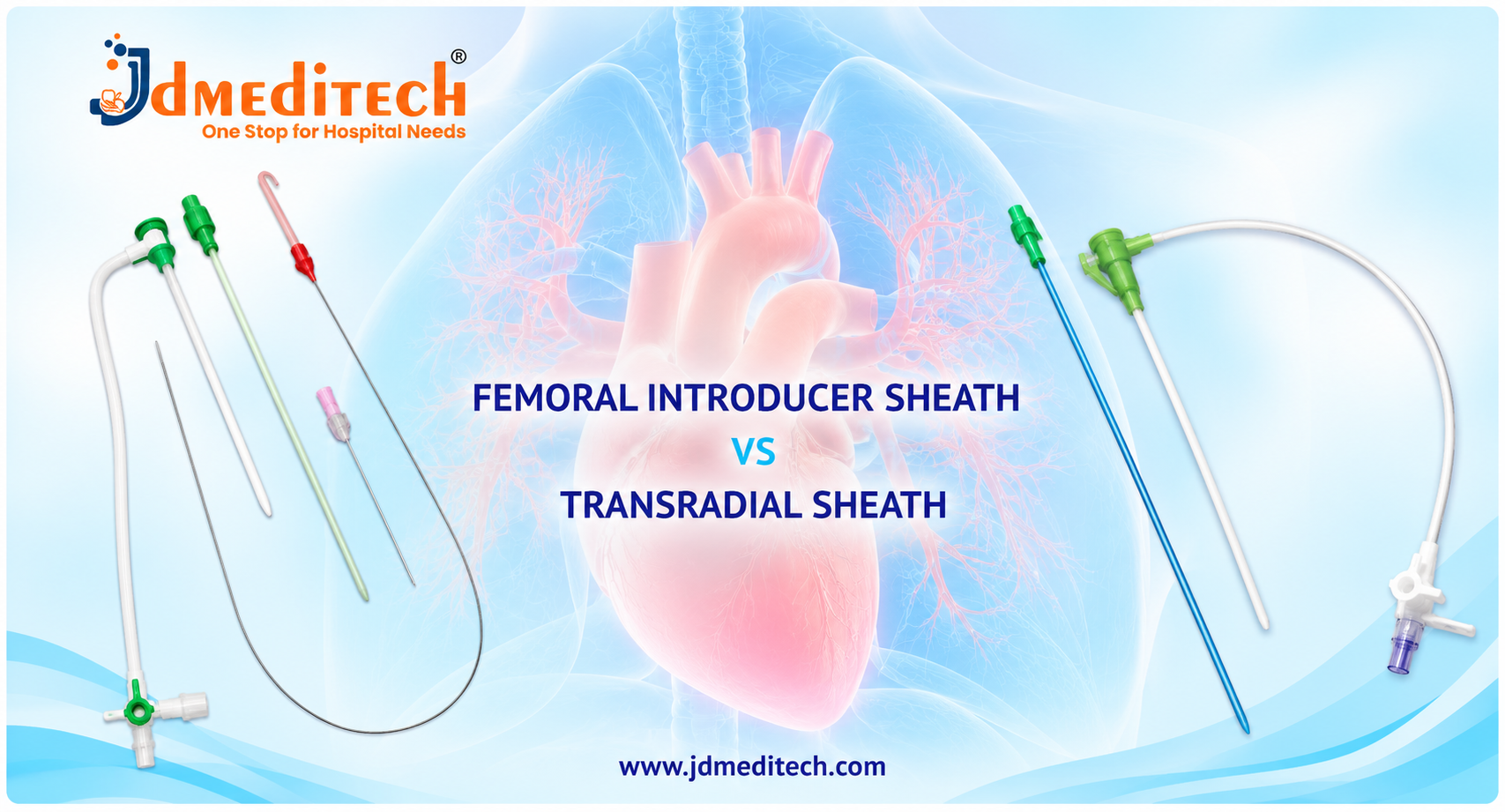 Femoral Introducer Sheath vs Transradial Sheath: Key Differences