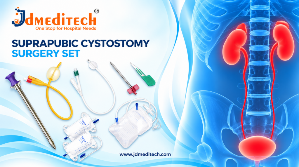 Suprapubic Cystostomy Surgery Set: Instruments, Uses & Benefits