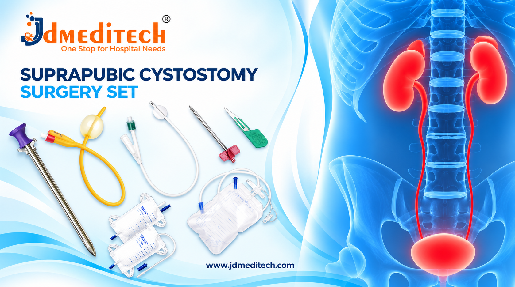 Suprapubic Cystostomy Surgery Set: Instruments, Uses & Benefits