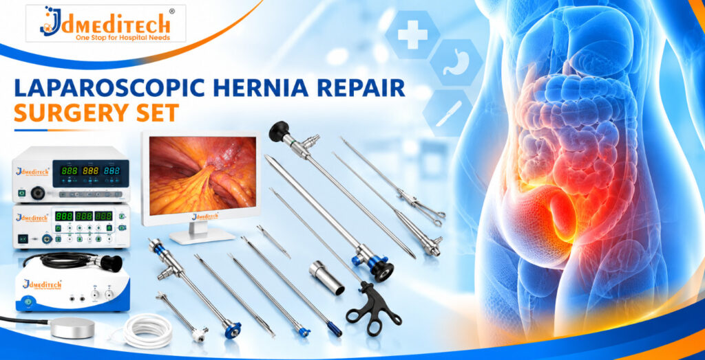 Laparoscopic Hernia Repair Surgery Set: Instruments, Uses & Procedure